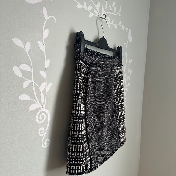 French Connection Jacquard Tweed Skirt - Picture 2 of 9
